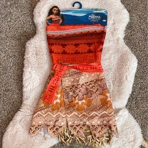 NWT Disney Moana Adventure Outfit 3+/Fits 4-6x